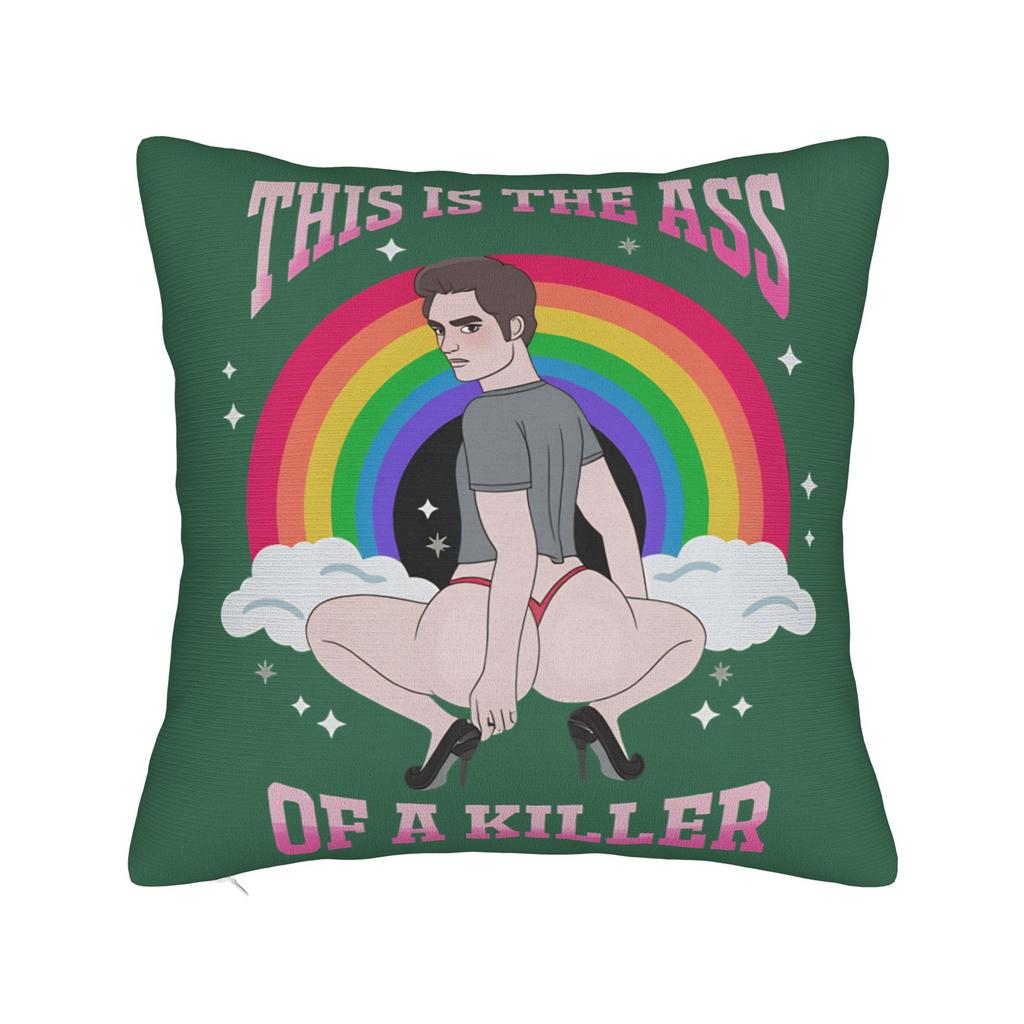 Funny Edward Cullen Jacob Twilight Pillow Case Retro Trendy Pillow Cover Comfy Pillowcases For Chair Sofa Home Decor