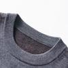 Hengyuanxiang Men's Machine Washable Round Neck Wool Sweater