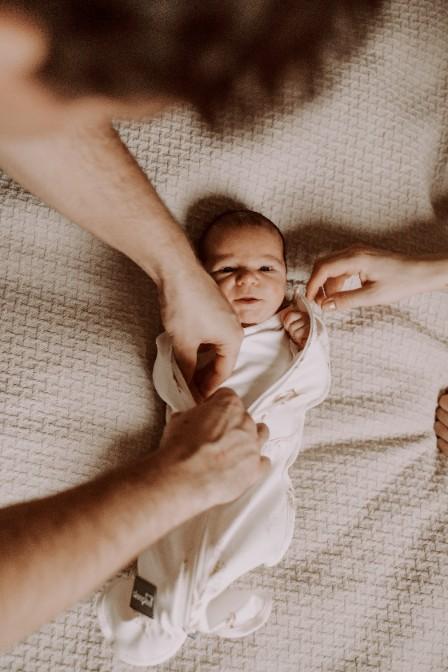 Первый шаг Накидка с кепкой Винтажные животные Небесно-голубой