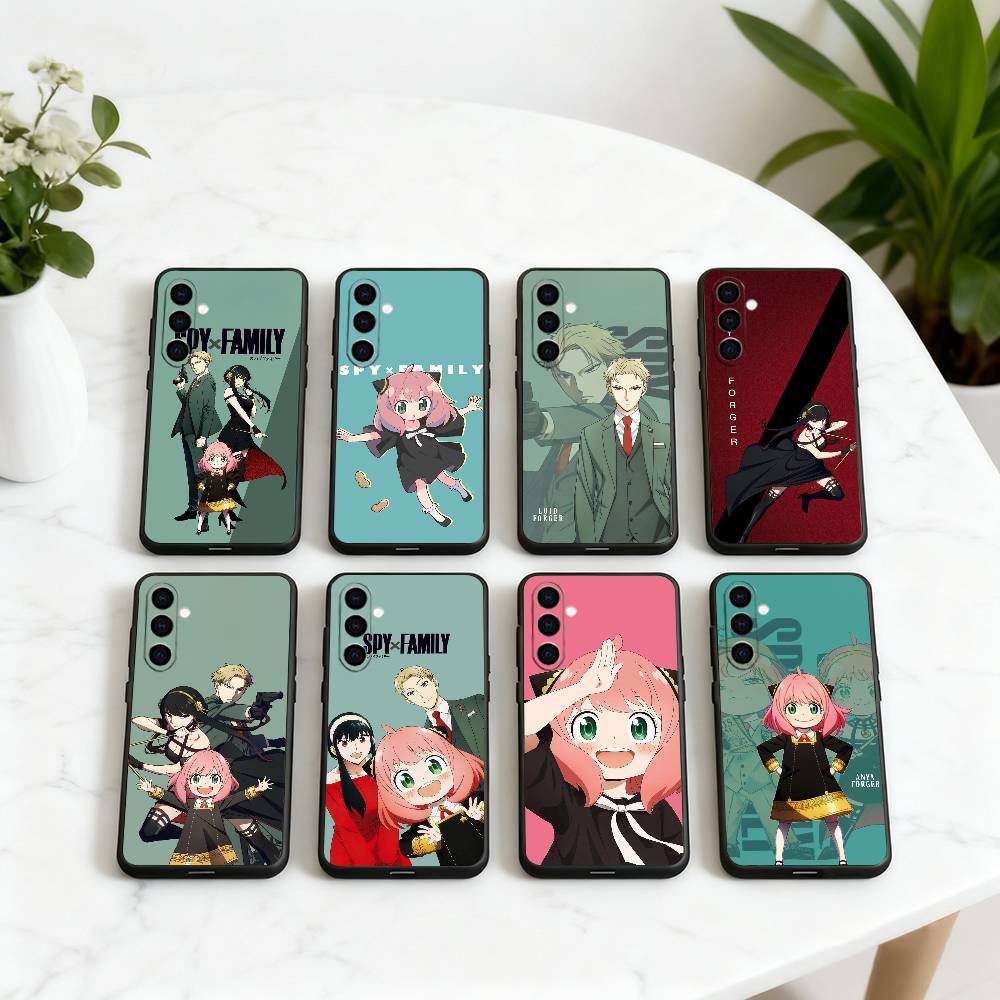Handsome cute SpyxF-Family-es Phone Case For Samsung Galaxy A73,A72,A71,A70,A53,A52,A51,Others Soft Black Cover