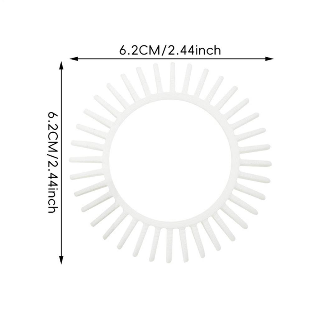 Shower Hair Drain Catcher Wash Basin Drain Strainers Hair Stopper Easy Clean Anti Odor Filter Basket Fast Drainage Bathroom