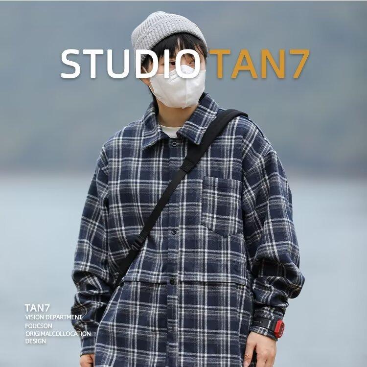 2024 Весна и осень PU красивое пальто мужское Ins High Street модный бренд Гонконгский стиль японский стиль Харадзюку корейский стиль модная свободная куртка