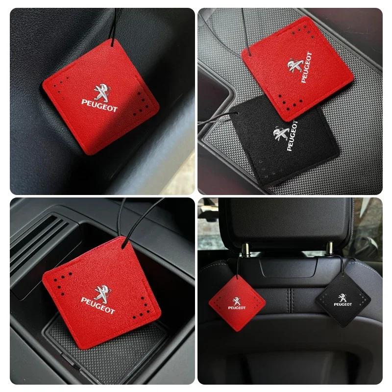 Auto Interior Perfume Pendant Air Freshener Hanging Perfume Emblem For Peugeot 206 308 307 208 207 3008 2008 508 407 301 406 408