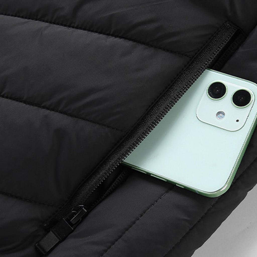 Недавно модернизированный жилет с подогревом брюшной полости Dual Control 11, жилет с интеллектуальным электрическим подогревом при постоянной температуре