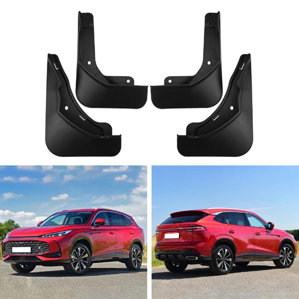 For MG HS Luxury HS PHEV 2024~2026 2025 Car Wheel Mudguard Flaps Mud Skin Cover Guards Fender Splash Parts Accessories 4PCS