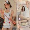 Lingerie Suspender Lace Perspective Nurse Hot Sexy Passion Bed Uniform Suit Flirty Lingerie