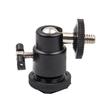 Ball Head For Camera Tripod LED Light 1/4 Screw Rotary Mount Stand Aluminum Mini Tripod Ball Head Hot Shoe Adapter Cradle