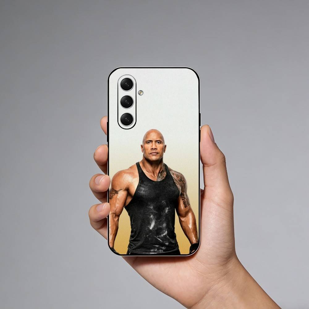 Чехол для телефона The Rock Dwayne J-Johnson для Samsung Galaxy A73, A21s, A22, A31, A52, A53, A71, A41, Мягкий черный корпус