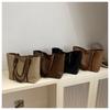 2024 Fashion: Retro Korean-Style Large Capacity Solid Color Tote Shoulder Bag for Women