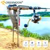 Automatic Fishing Rod Holder Stainless Steel Fishing Rack Tool Adjustable Strong Double Spring Bracket Rod Support Accessories