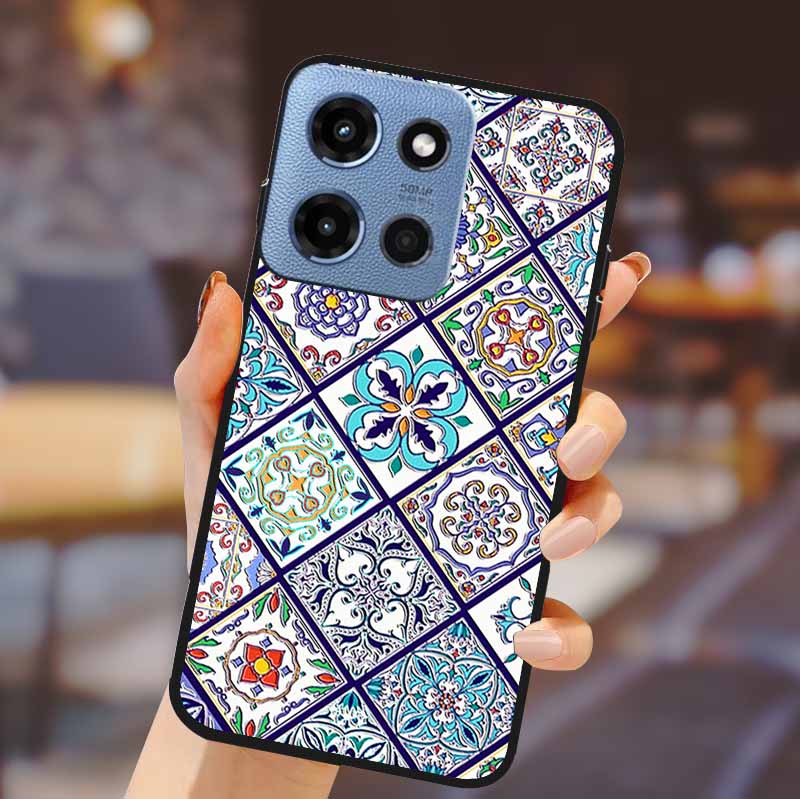 Чехол-бампер для телефона Motorola G 5G 2025, мягкий ТПУ-силикон, задняя крышка, 3D тиснение цветка, корпус для Motorola Moto G 5G, Fundas Coque