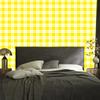 Yellow Checkered Wallpaper Cream, Yellow and White for Living Room and Bedroom 50x1000