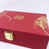 Velvet Golden Jewelry Set Storage Box Red Bracelet Necklace Gift Case  Home