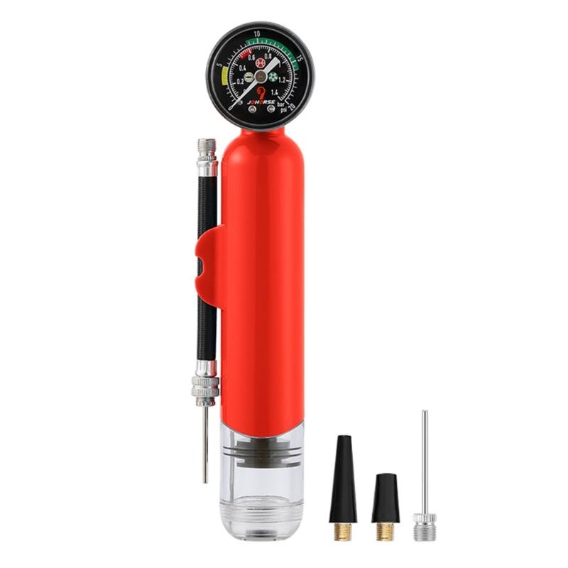 Легкие воздушные насосы 20 PSI Ручной насос для мячей с манометром Насос для спортивных мячей для футбола, баскетбола, волейбола