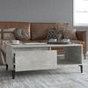 Coffee Table, Concrete Grey, 90x50x36.5 Cm