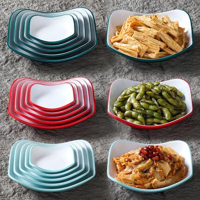 Меламиновая тарелка для закусок и соусов для KTV, ресторана - Креативное холодное блюдо, Имитация фарфора