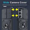 Прочный Чехол Военного Уровня Для Samsung Galaxy S26 S25 S24 S23 S22 Ultra Plus FE A17 A07 A56 A36 A06 A55 Сдвижная Крышка Камеры