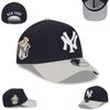 Унисекс регулируемая бейсболка: Кепка с изогнутым козырьком LA Dodgers и NY Yankees