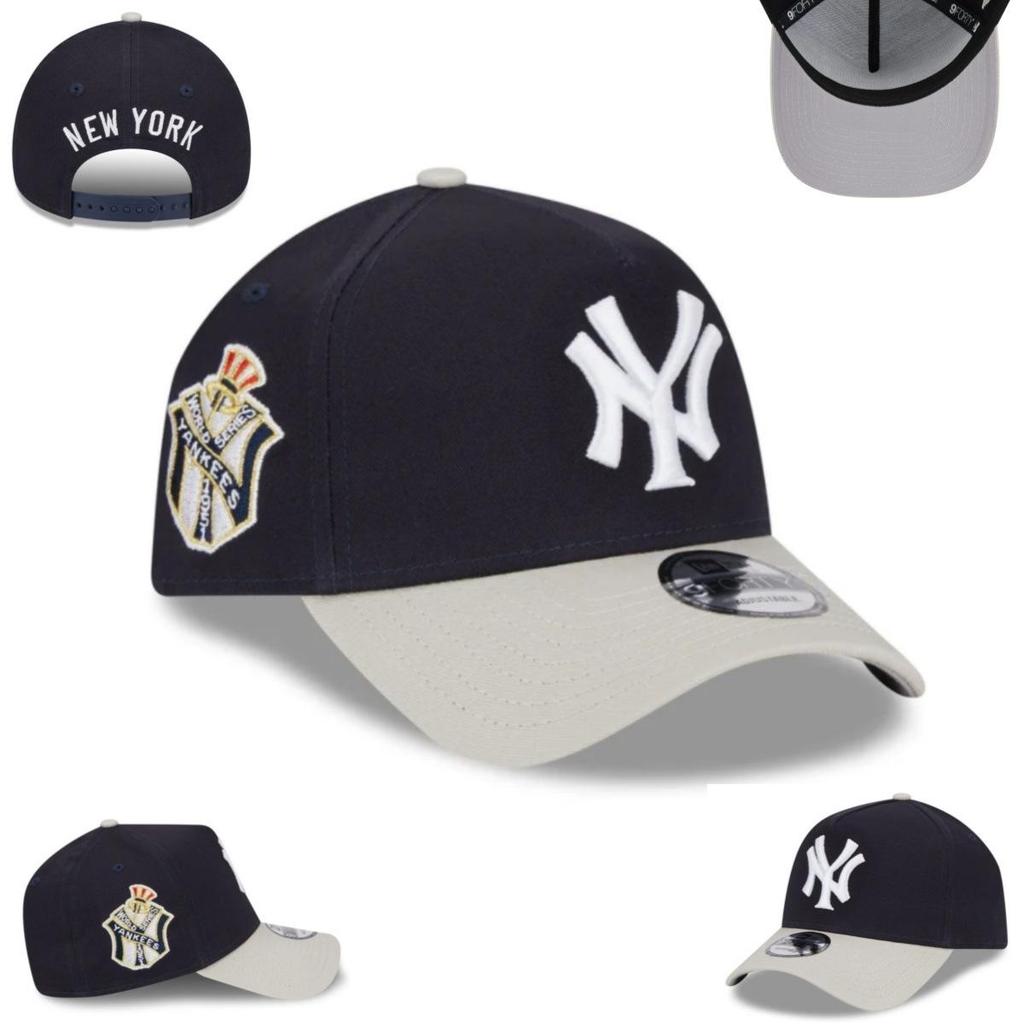 Унисекс регулируемая бейсболка: Кепка с изогнутым козырьком LA Dodgers и NY Yankees