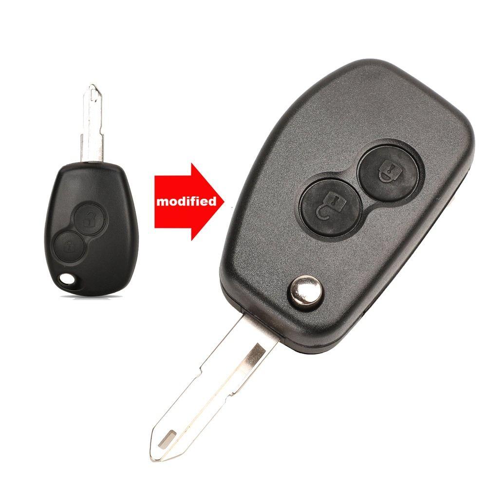 Модифицированный корпус ключа автомобиля, чехол для пульта для Renault/Dacia/Modus/Logan/Clio/Espace/Nissan