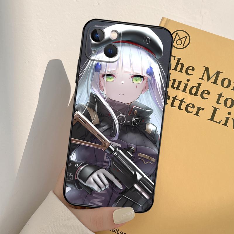 Чехол для телефона игры Girls Frontline Для iPhone 17 16 14 13 12 11 15 Pro Max mini XR 16e 15 16 Plus 17 Air Полное покрытие