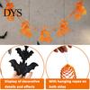 Halloween Party Decorations 10 FT Garland, Spooky Spider Bat Pumpkin Hanging Bunting Classic Holiday Celebration Ornaments Banner Decoration