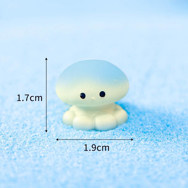 Creative Resin Ocean Animals Dolphins Qctopuses Jellyfish Figurine Landscape Ornaments Home Decorations Aquarium Fish Tank