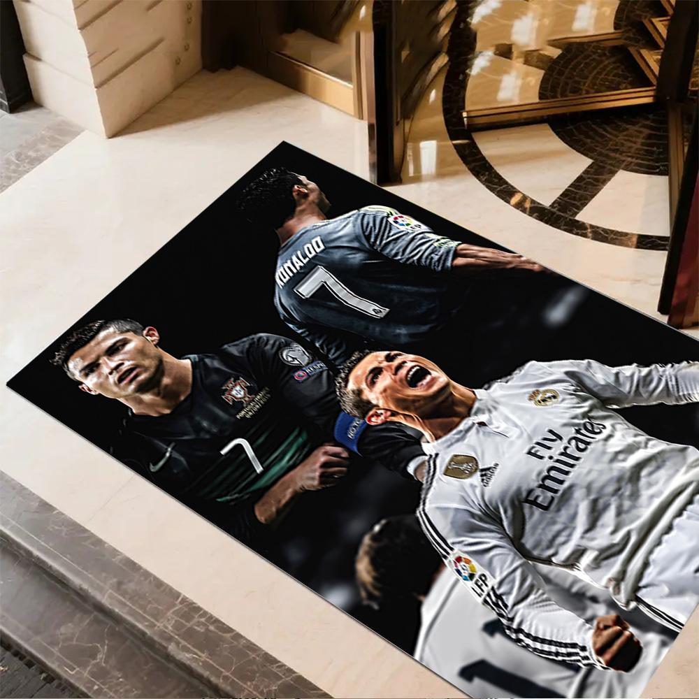 Ronaldo's Juventus Glory Floor Mat Suitable for Entryway Living Rooms Playrooms Dining Room Antislip Carpet Office home decor Spiritual Gift