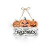 Creative Halloween Theme Spooky Ghost Paper Door Hanging Sign Front Door Porch Window Indoor Outdoor Party Scene Decor