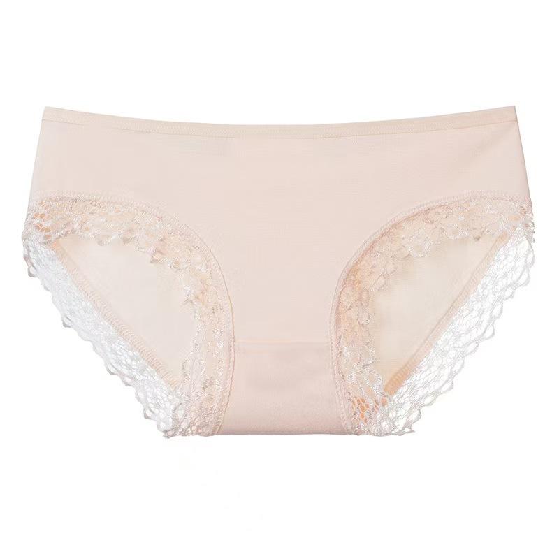 New Soft Women's Underwear Lace Student Briefs