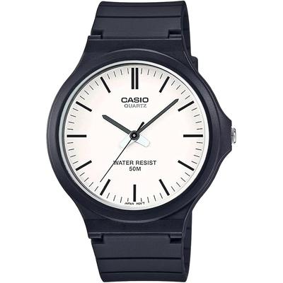 Casio Стандартные Аналоговые Кварцевые Часы MW-240-7EV Мужские Черно-Белые Без Коробки Импортная Модель
