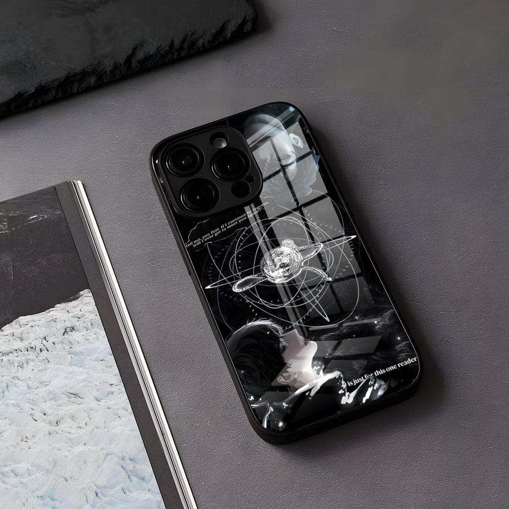 Всеведущий R-Читатель V-Точка зрения Orv Чехол для телефона Для IPhone 17 Air 16 E Pro Max 15 14 13 Mini 12 Pro 11 Max Plus Черная стеклянная крышка