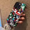 Модный Чехол-Кейс с Рисунком Кроссовок для iPhone 16 12 13 mini 11 14 15 Pro Max Xs XR 7 8 Plus Двухслойная Защитная Крышка из Жесткого Пластика для Мужчин Парней