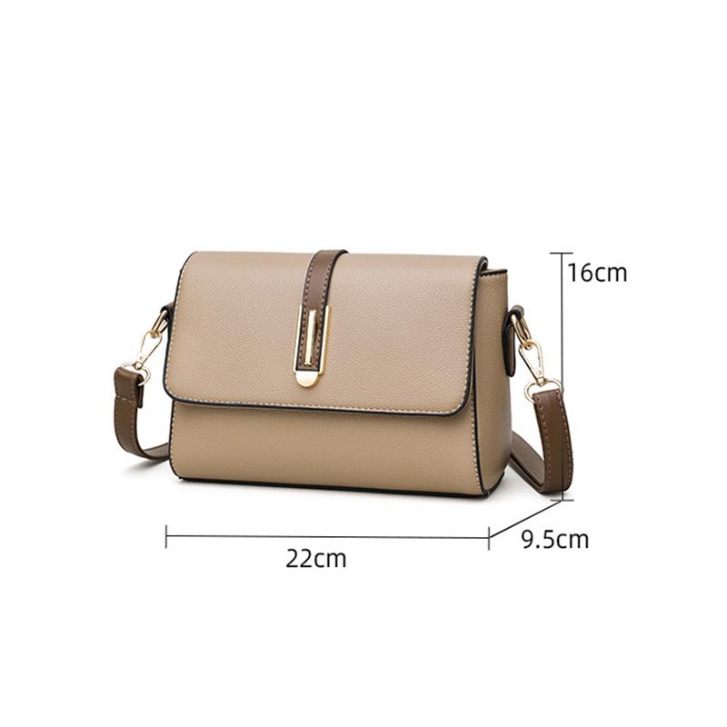 Женская стильная сумка из мягкой кожи, сумка через плечо, однотонная женская сумка-мессенджер премиум-класса