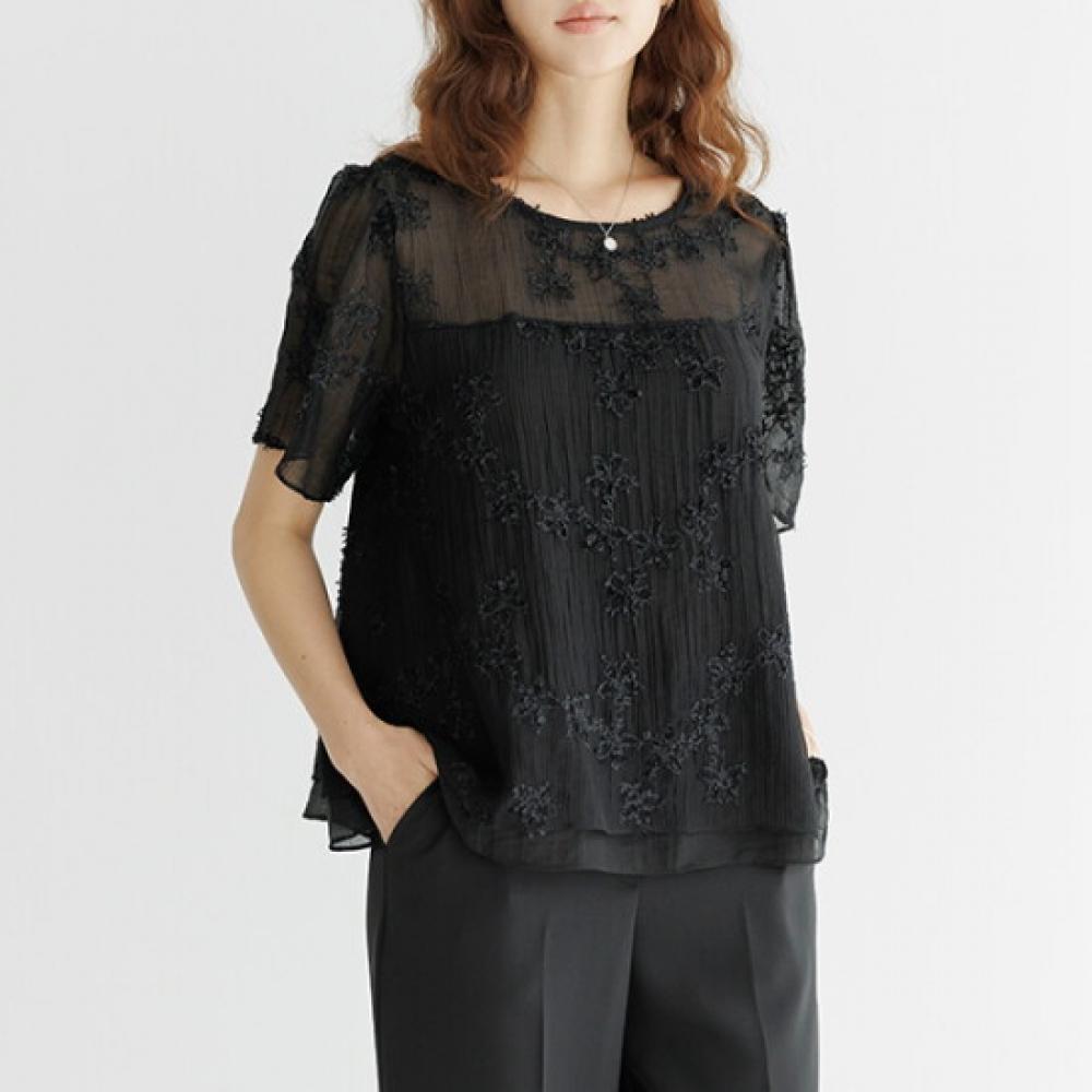 Dedra Embroidered Blouse Tbf3192 Up To 100 Size