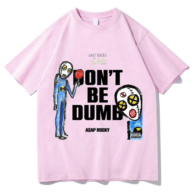 AAP ROCKY Don T Be Dumb Tour 2026 Graphics Print T Shirts High Quality Unisexs Fashion Tshirts Summer Cotton Tees Shirt Fans Gift