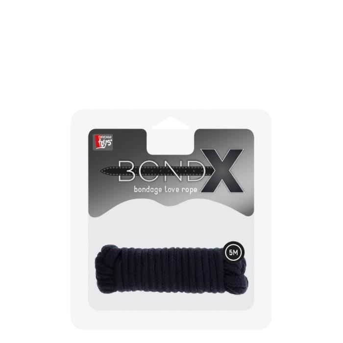 Corde de bondage - BondX - 5m - Noir - Pratique pour attacher - Recommandations d'utilisation