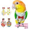UKJENT Bird Diaper Protective Parrot Nappy - 2 Pack, Reble Flight Suit with Waterproof Inner Layer, Washable Cute Urine Wet Suit for Cockatiel Monk
