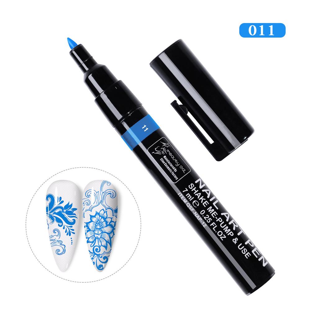 Инструменты для дизайна ногтей 3D-ручка для рисования, ручка для рисования ногтей, ручка для маникюра своими руками, лак для ногтей
