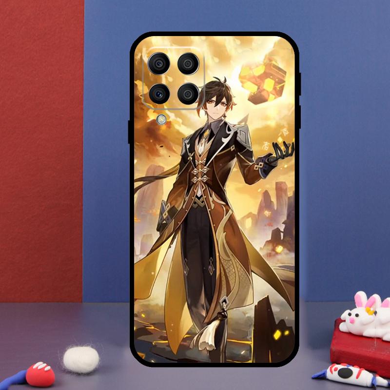 Zhongli Genshin Impact For Samsung Galaxy M12 M13 M33 M23 M53 M15 M55 M31 M51 M14 M34 M54 M20 M32 M52 Phone Case
