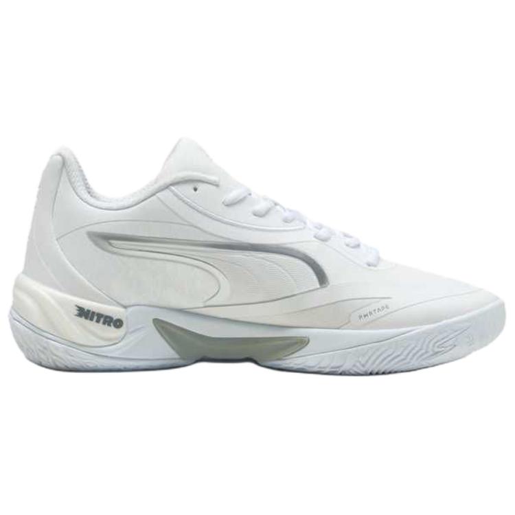 Puma All-Pro Nitro Comfortable Soft Durable Low-Top Basketball Shoes Unisex Sneaker White 312374-05