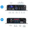 2-канальный усилитель 400 Вт + 200 Вт мини-HIFI усилитель мощности Bluetooth аудио караоке автомобильный кинотеатр усилитель USB/SD AUX вход