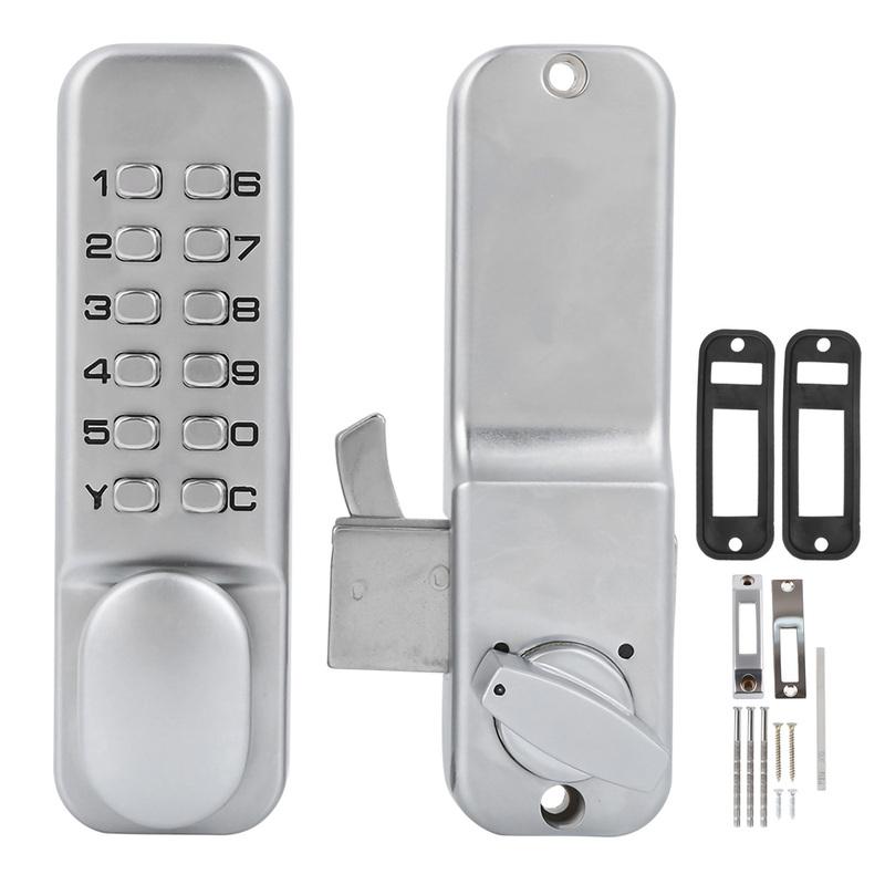 1‑11 Digits Mechanical Combination Lock Sliding Door Keyless Access for Kitchen Balcony Home Security Sliding Door Lock