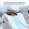 Портативный электрический вентилятор для охлаждения сиденья автомобиля, вентилятор для задней спинки сиденья автомобиля, USB-блок питания, вентилятор для салона автомобиля, портативный кондиционер