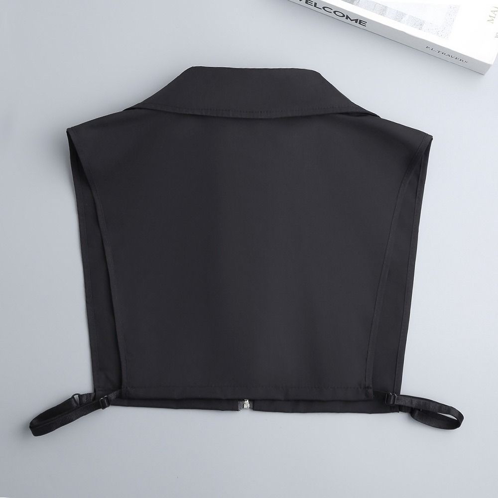 Хлопковая рубашка с искусственным воротником, классическая одежда, аксессуары, модная блузка, накладной воротник