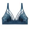 Sexy Wireless Bras for Women Ultra Thin Lace Bralette Deep V Plunge Bra