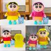 Removable Crayon Shinchan Raincoat Decoration Cartoon Plush Toy For Kids