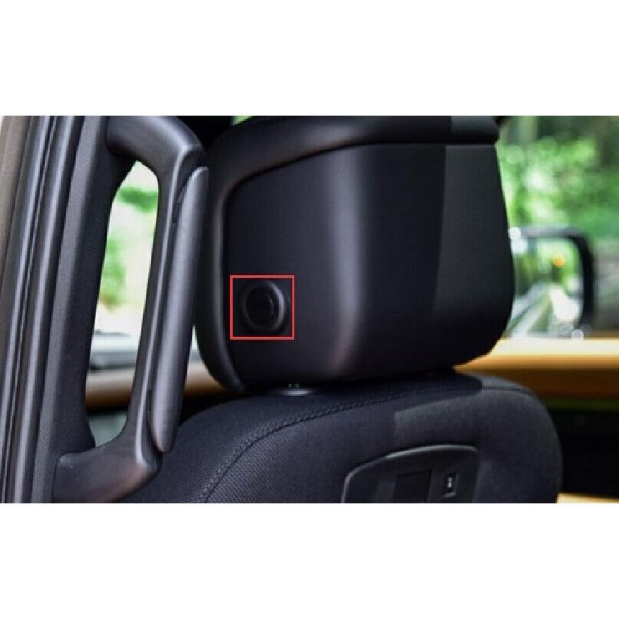 For Defender 110 2020-2023 DX Carbon Fiber Seat Headrest Button Ring Cover Trim