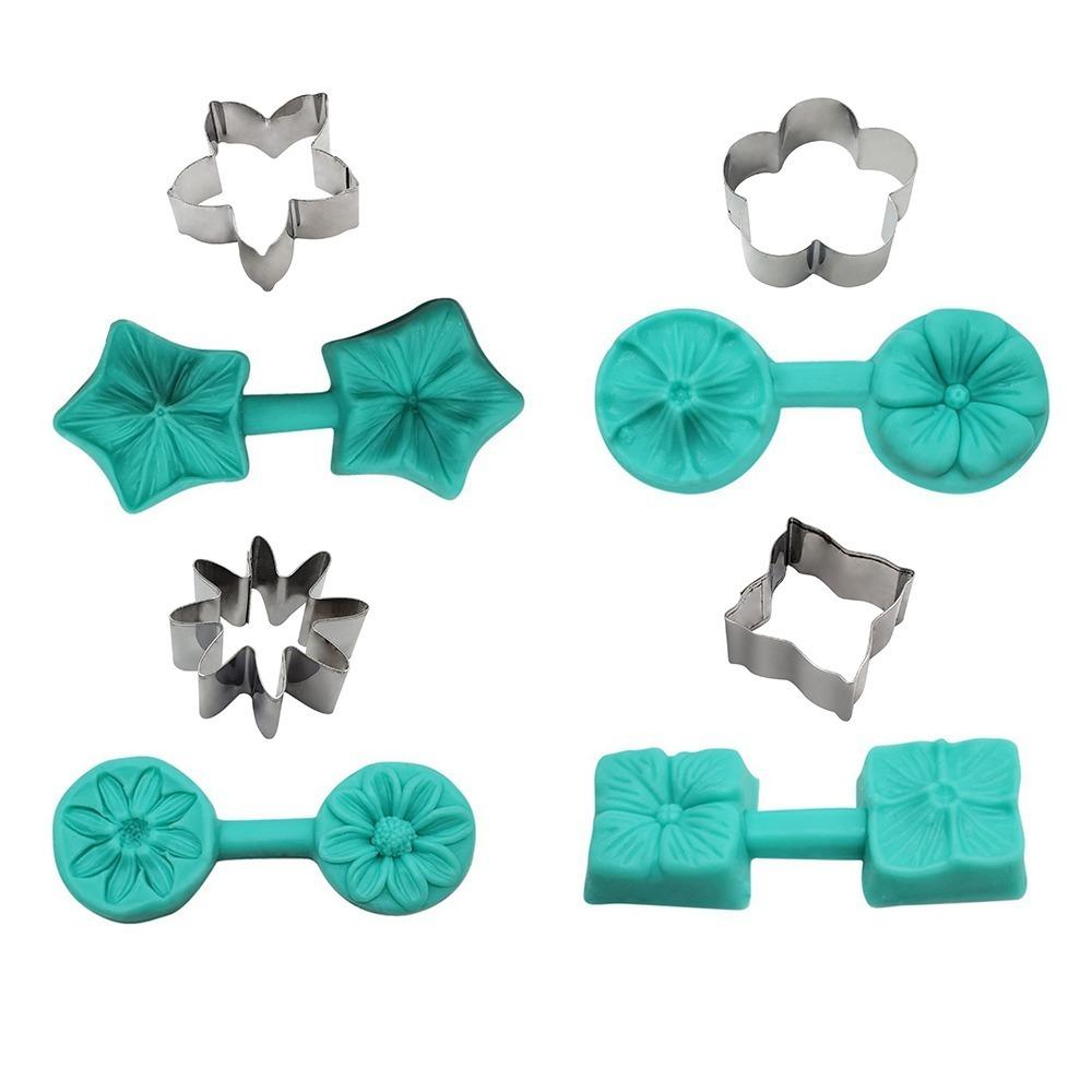 Silicone Silicone Molds Pentagonal Flower Plum Blossom Fondant Cake Mold Birthdays Weddings Party