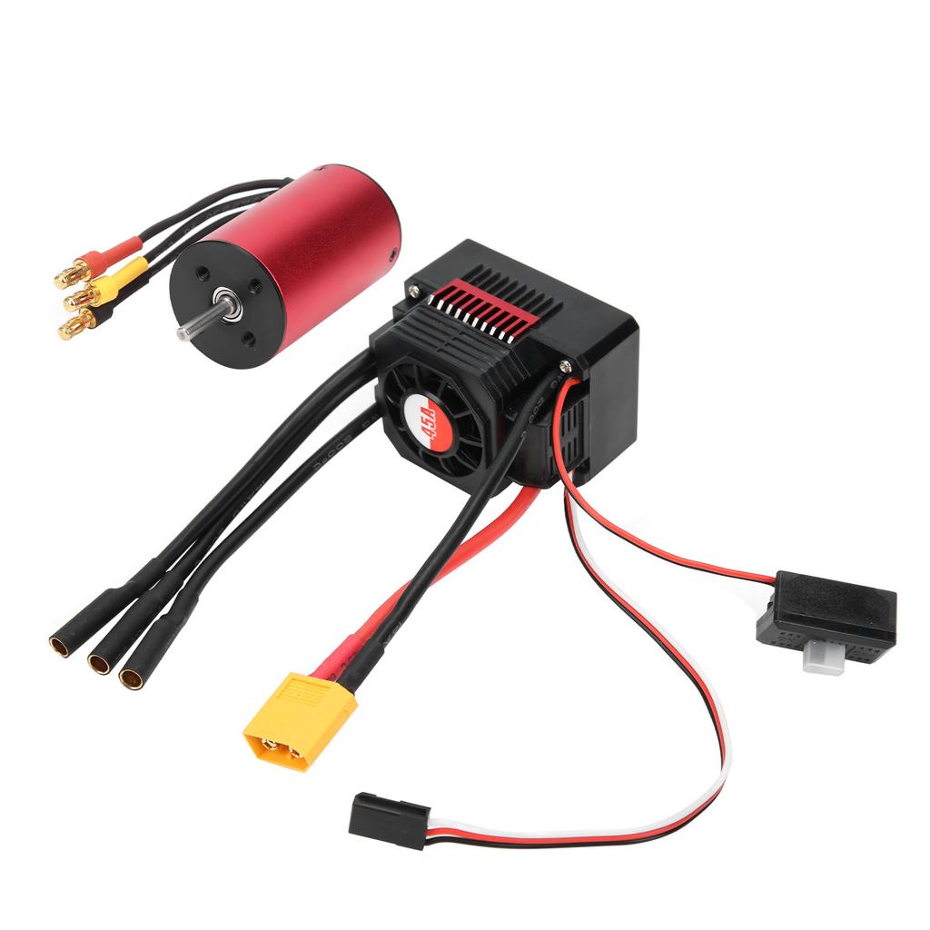 Бессенсорный бесколлекторный двигатель SURPASSHOBBY RC 4 полюса 2845 3800KV+45A Водонепроницаемый регулятор скорости Адаптер XT60 для